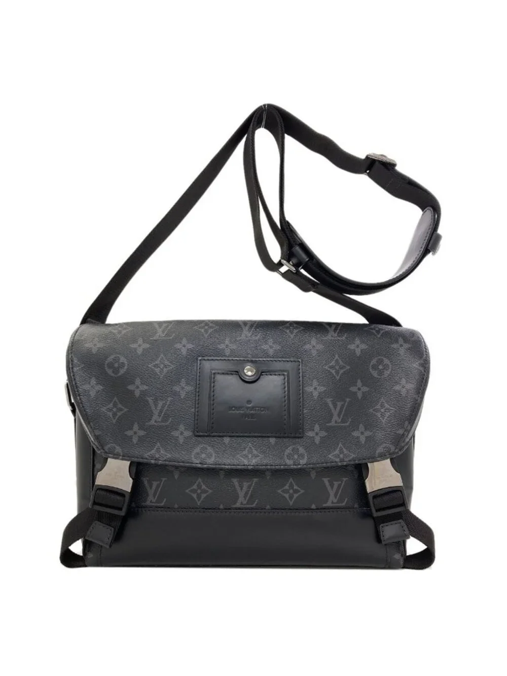 Louis Vuitton Messenger Voyage Shoulder Bag Monogram Eclipse
